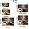 1Pcs Rubber Drying Mat With Coffee Print For Coffee Shop Restaurant Kitchen Carpet Tableware Durable Diatom Mud Table Mat Pet Mat Coffeeware
