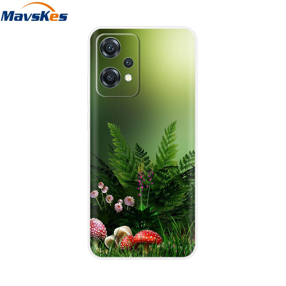 For OnePlus Nord CE 2 Lite 5G Case Cover for OnePlus Nord 2T Marble Transparent Soft Clear Silicone Phone Cases Funda Bumper