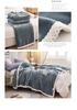 Solid Color Thickened Fleece Blanket – Cozy, Warm, and Perfect for Office Naps and Seasonal Gifts