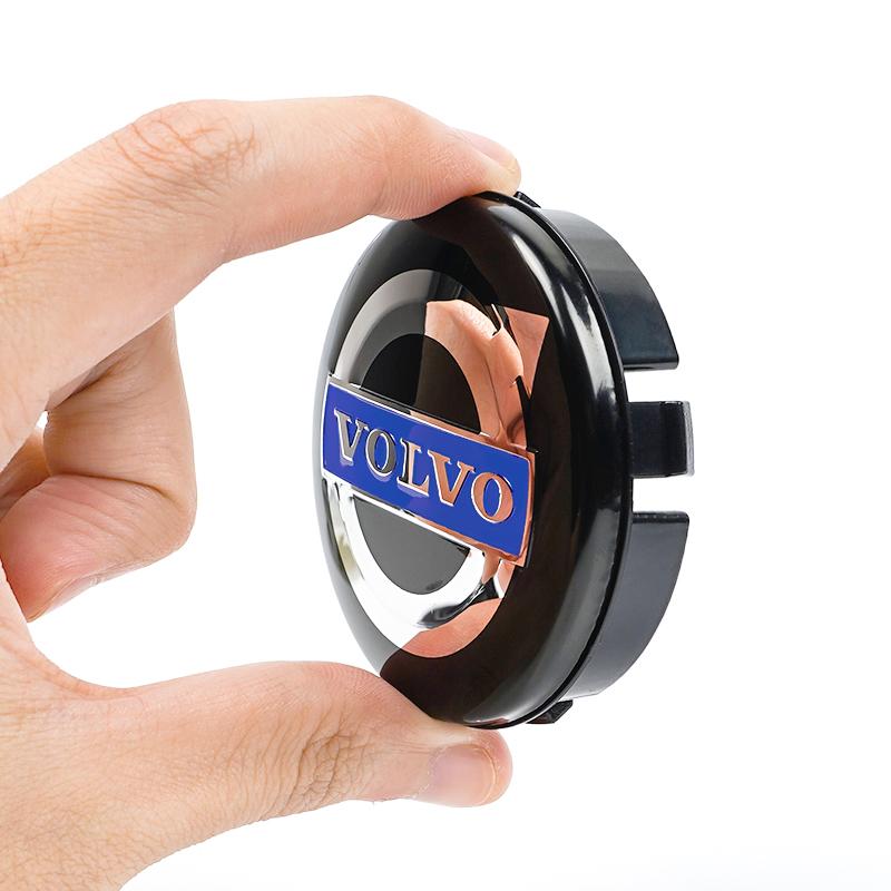 4 stk 64 mm Volvo Navkapsel Felgdeksel Merke Emblemer Dekal Biltilbehør For Volvo S40 S60 S80L XC60 XC90 V40 V60 V50 V90