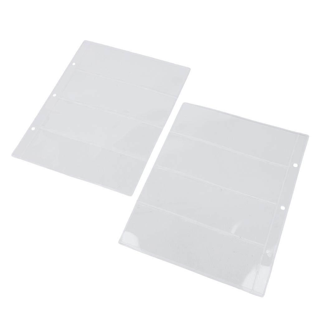 Transparenter Banknoten-Album Papiergeld Währungssammlung Aufbewahrungs-Organizer