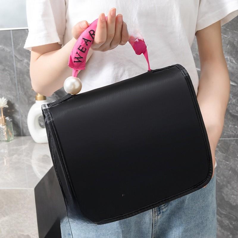 Travel Toiletry Bag Organizer With Waterproof Oxford Fabric For Men And Women