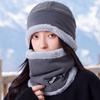 Hat Women's Autumn and Winter Hat Scarf Set Northeast Cold Protection Winter Cycling Warm Ear Protector Thickened Cold Protection