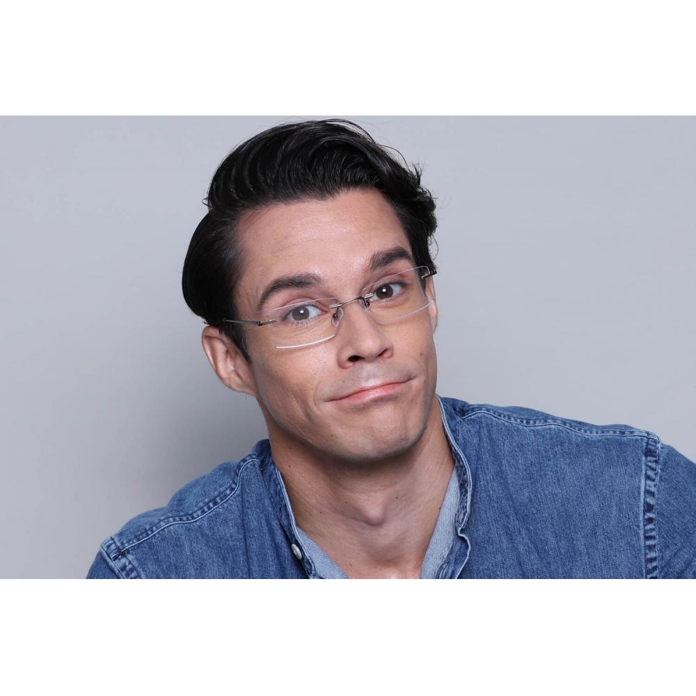 Full Rim Rectangle Light Gunmetal Smartbuy Collection Linda Asian Fit 986b Fashion Unisex Eyeglasses