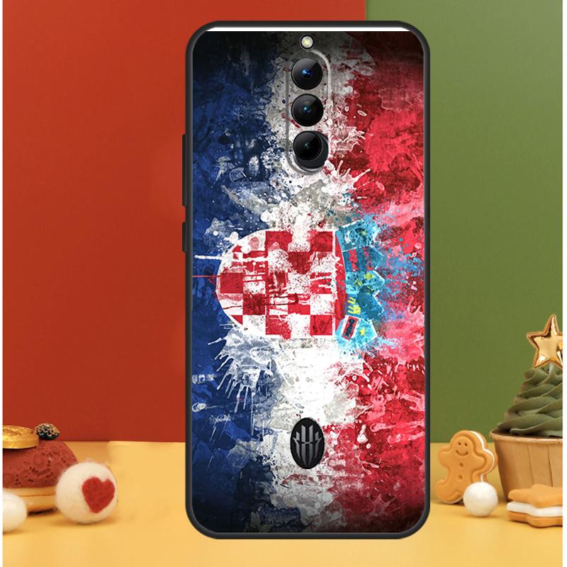 Croatia Flag Case For ZTE Nubia Red Magic 8 8S 9 Pro Plus RedMagic 5G 5S 6R 6S 7S 6 7 Pro Back Cover