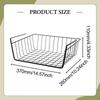 under Cabinet Shelf Basket Spice Holder Metal Sliding Add Extra Space Rack Storage for