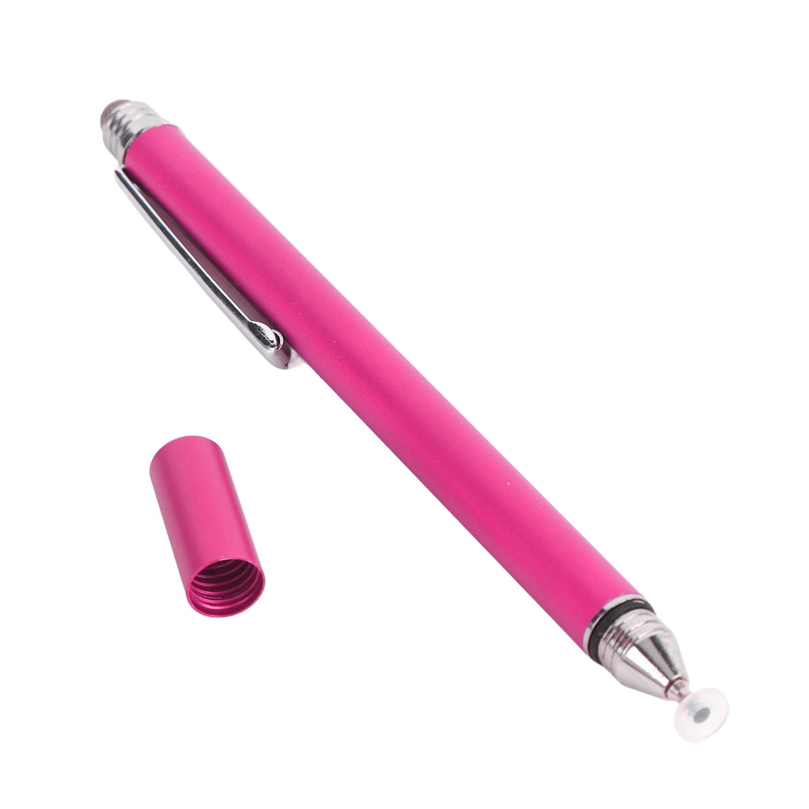 

Стилус 2 в 1, высокочувствительный двухсторонний емкостный стилус с двумя наконечниками для сенсорного экрана розы красного