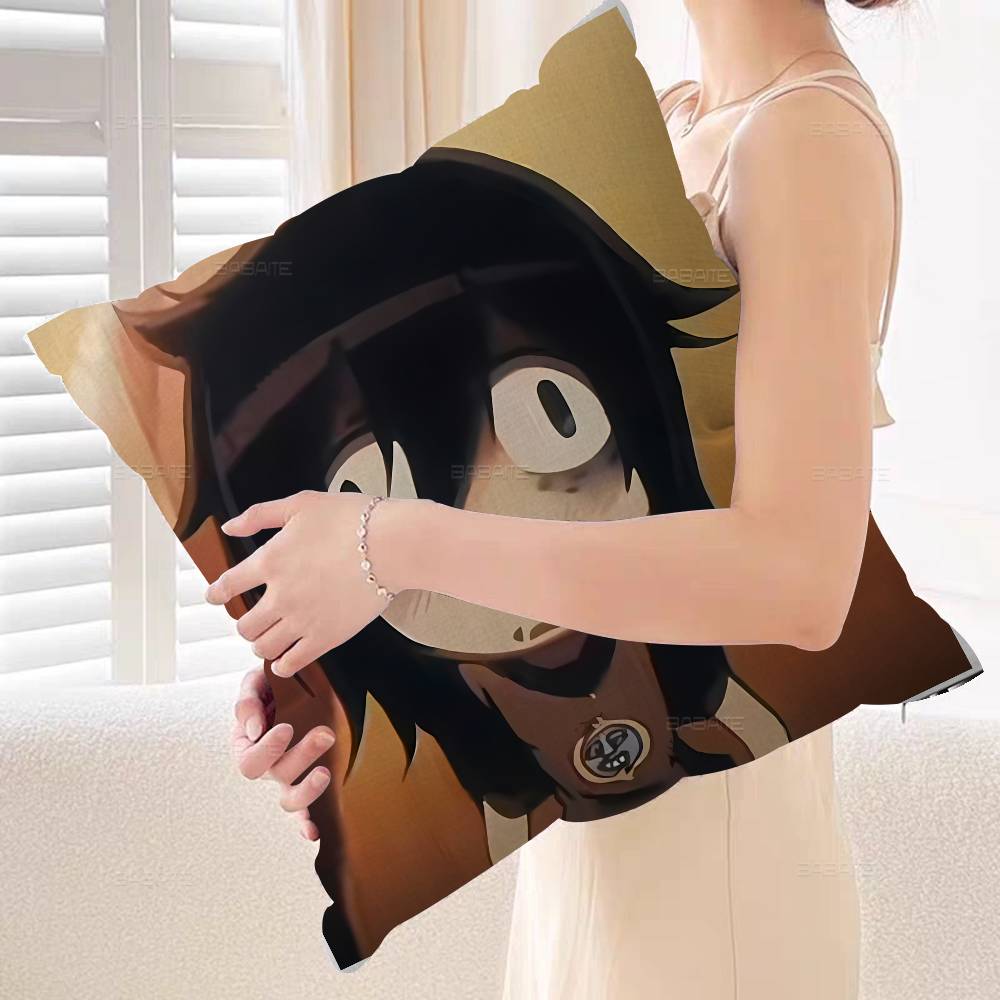 Game Tomoko Kuroki Cushion Cover Pillow Cover Decor Pillowcase Printed Cushion Case for Couch