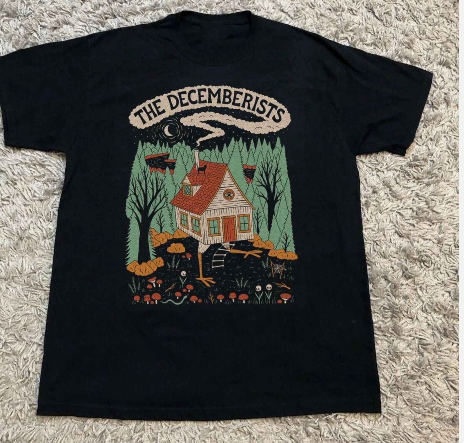 The Decemberists Black Cotton Unisex S-5XL T-Shirt S