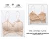 Stylish Back Cross Lace Push-Up Strapless Bra