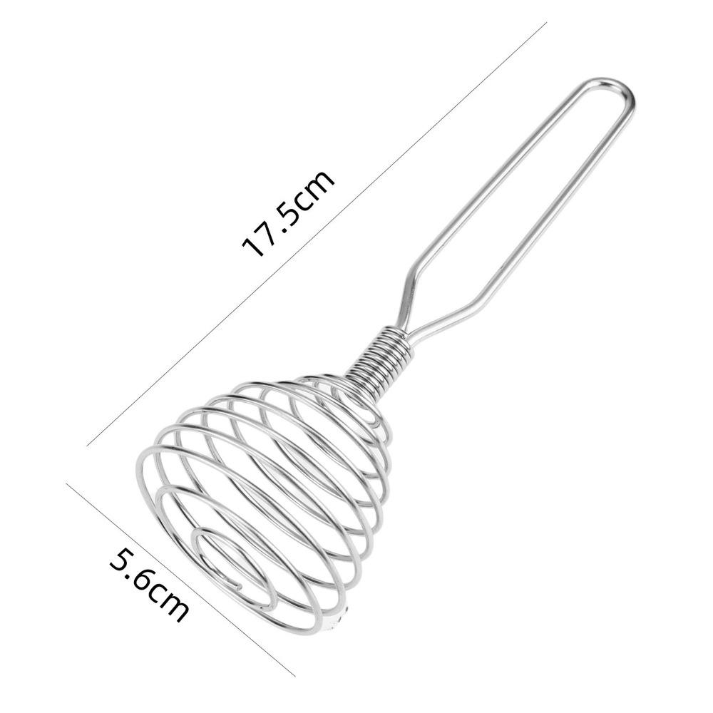 Nuevo Batidor de Huevos Manual de Acero Inoxidable Tipo Prensa Cuchara Miel Creativa Mezclador Cuchara para Remover Leche Mermelada Herramientas de Cocina para Hornear Cocinar