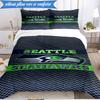Seahawks Team Spirit 3pcs Bedding,Including 1pc Duvet Cover And 2pcs Pillowcases Perfect for Christmas,Ideal for Bedroom, Dormitory