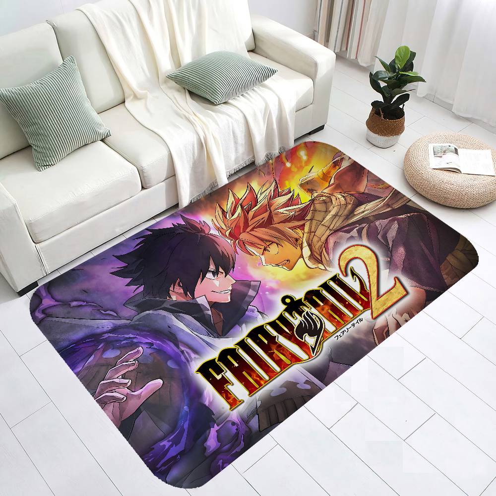 ANIME FAIRY TAIL CARTOON Room Mats Cheaper Anti-slip Modern Living Room Balcony Printed Modern Home Decor