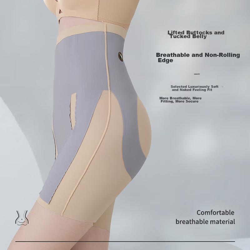 LangSha Shark Shorts for Women, Summer Thin Style, Tummy Control And Butt-Lifting Pants, High-Waist Shark Shorts, Floating Seamless Safety Shorts
