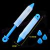 Silicone World 4 Heads Silicone Mounted Pen Chocolate Cream Mounted Mouth Dessert Decoration Writing Pen Cream Pen Baking Tools