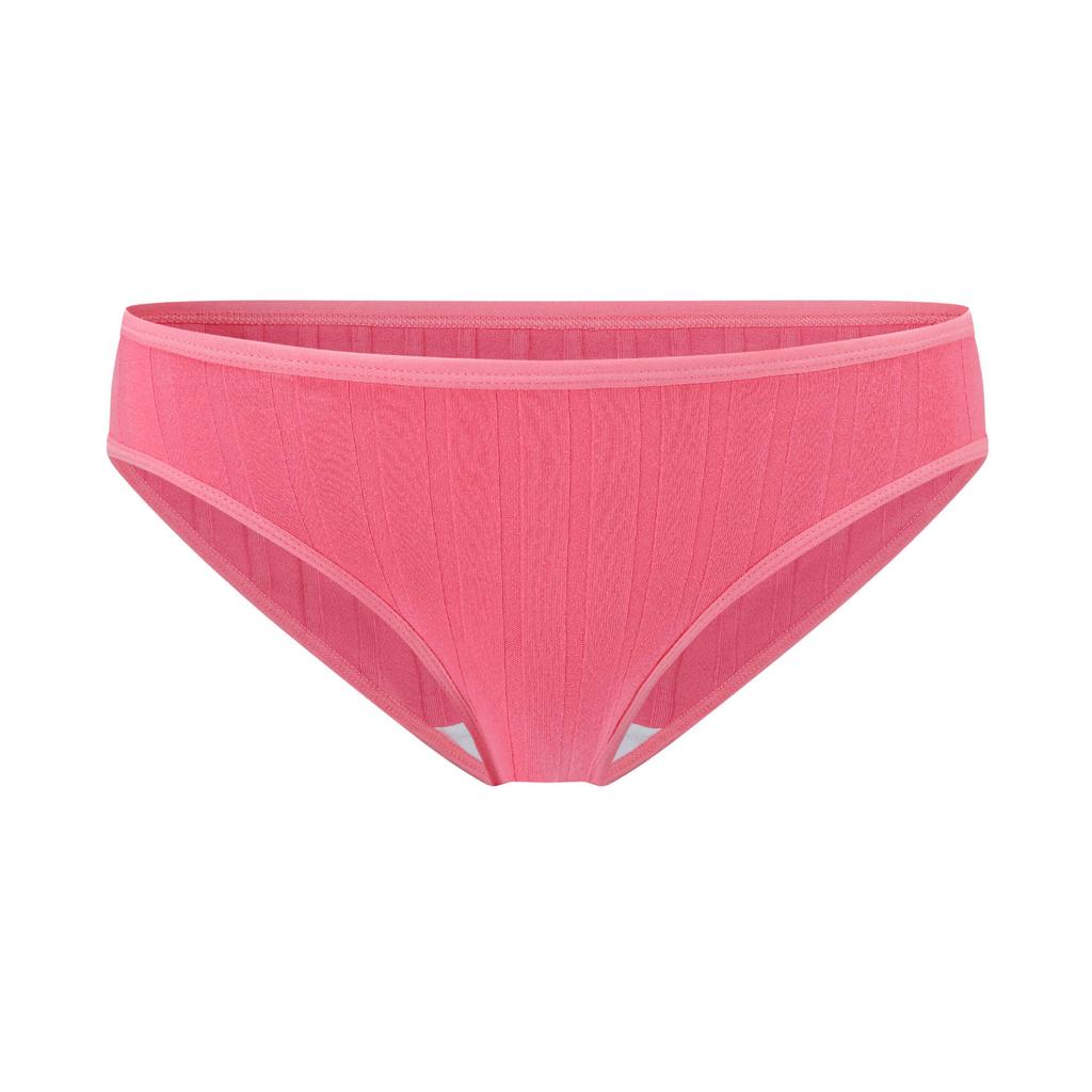 Damen Frühling und Sommer Neu Baumwolle Einfarbig Fadenlift Hüfte Tiefsitzender Slip