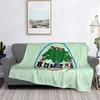 Bonzai Records Decken Weiche Warme Flanell Überwurfdecke Plüsch für Bett Wohnzimmer Picknick Reise Zuhause Sofa