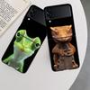 Lizards and Geckos Have Big Eyes Phone Case For Samsung Z Flip 7 6 5G Galaxy Z Flip 5 4 3 Black Hard Cell Cover Luxury PC Shell