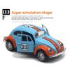 1/32 Scale Alloy Car Model Beetle Painted Racing Car Classical Car Model Rebound Door Opening Car Model For Children's Gifts