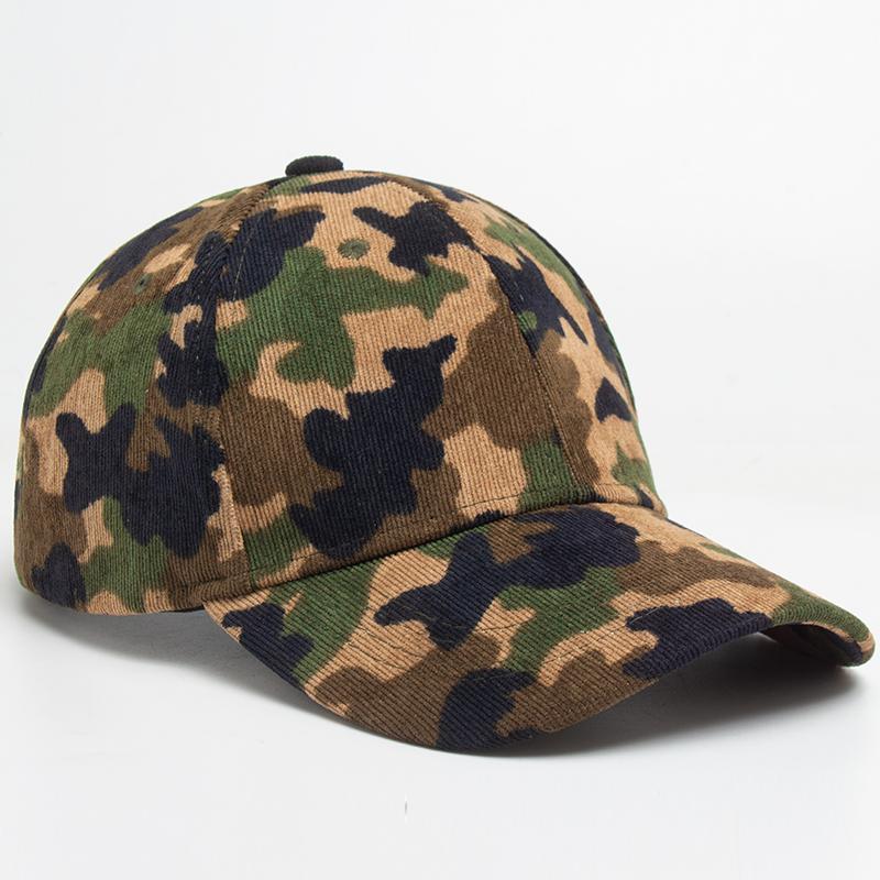 Corduroy Camouflage Outdoor Baseball Cap Men Autumn Winter Women Snapback Caps Casual Vintage Hat For Sport Unisex Adjustable