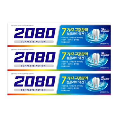 2080 Complete Action Cool Mint Toothpaste 120g (3-Pack)