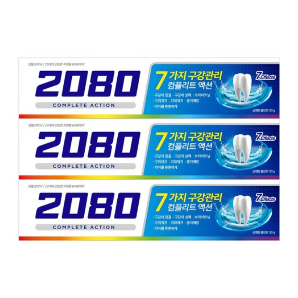 2080 Complete Action Cool Mint Toothpaste 120g (3-Pack)
