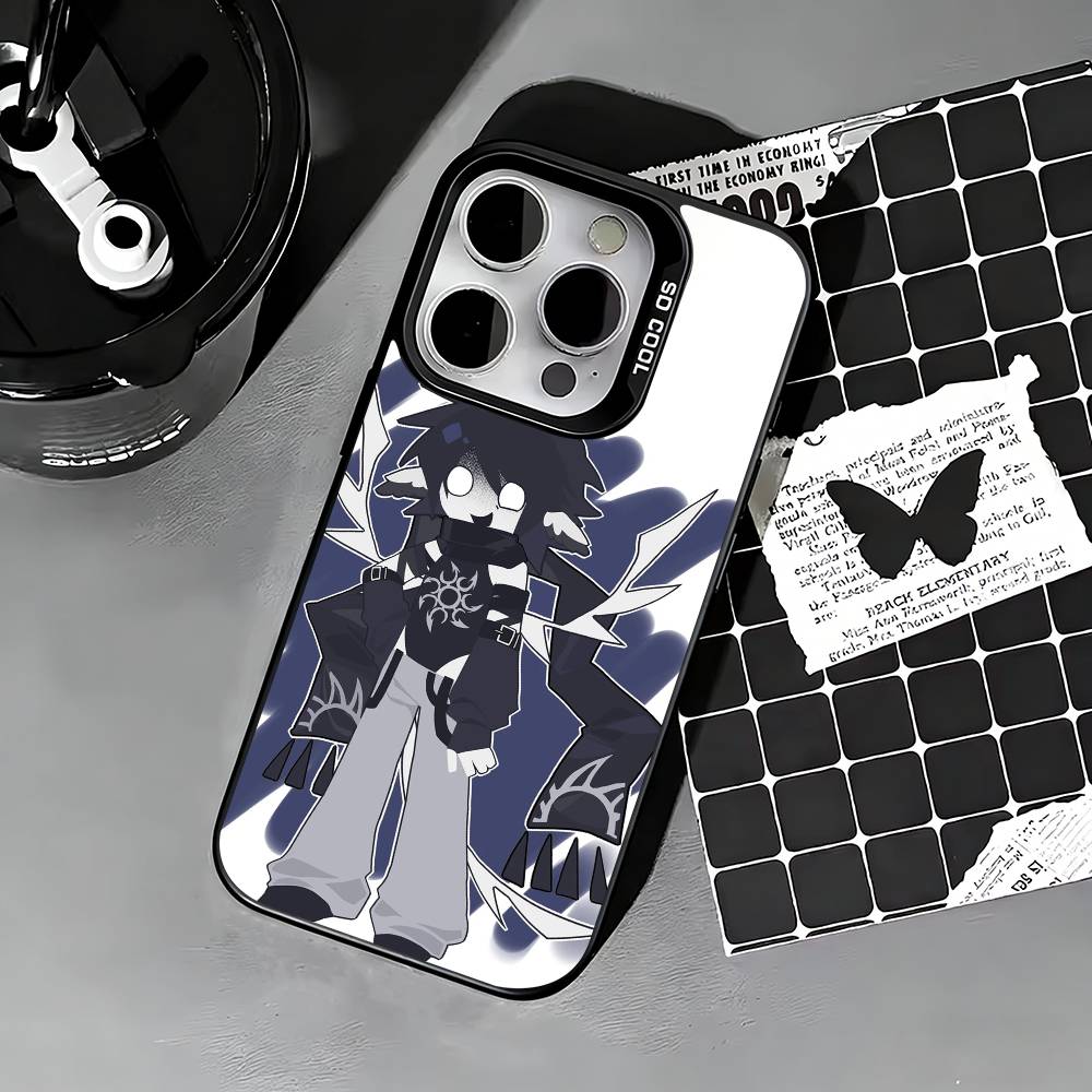 Horror Game T-TwoTime F-Forsaken Phone Case For iPhone 17,16,15,14,13,12,11 Plus,Pro Max,XS,Colored silver phone case