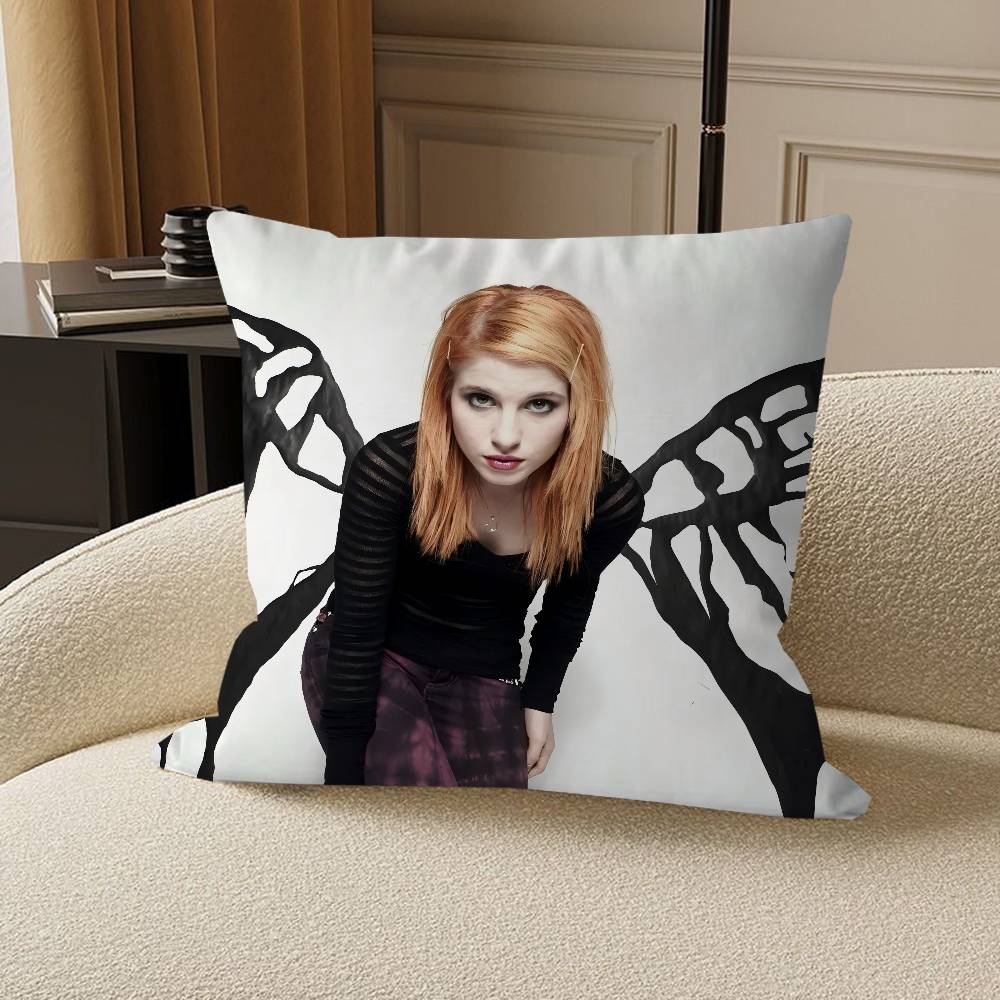 

рок-группа P-Paramore Персонализированная наволочка от пыли для подушки Спальня Детская вечеринка Украшение Наволочка Подарок на день рождения для детей 12x12Inch