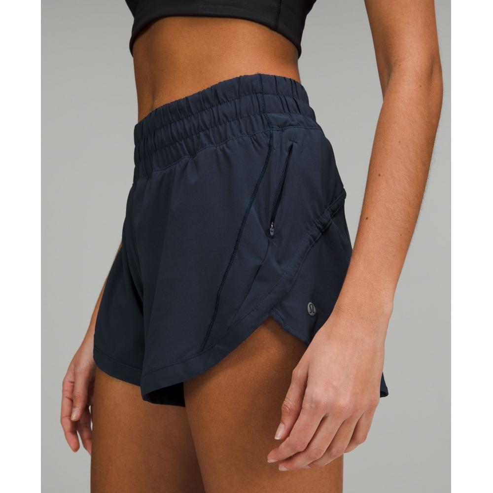 Lululemon Track That High Rise Lined Short 3  True Navy