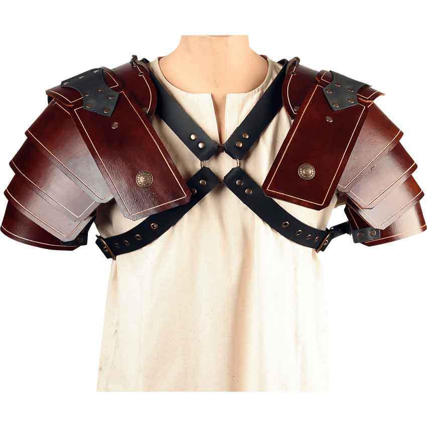 2023 Retro Medieval Knight Leather Cosplay Armor Prop