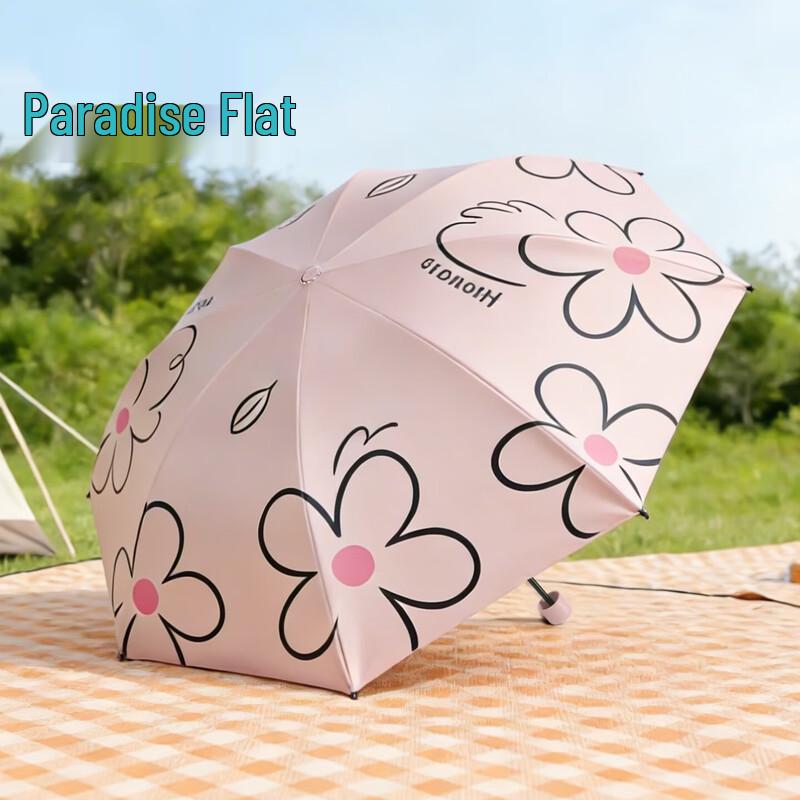 Heaven Umbrella Compact 3-Fold UV Protection Sun & Rain Umbrella