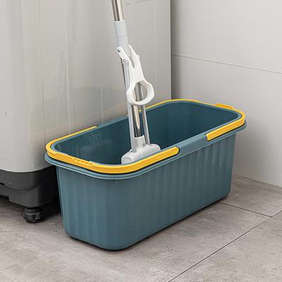 Mop Bucket Rectangular Design Thickened PP Material Easy To Move