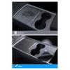 For Tesla Model 3 Y - Console Panel Suede Cloth Cover Sticker Grey