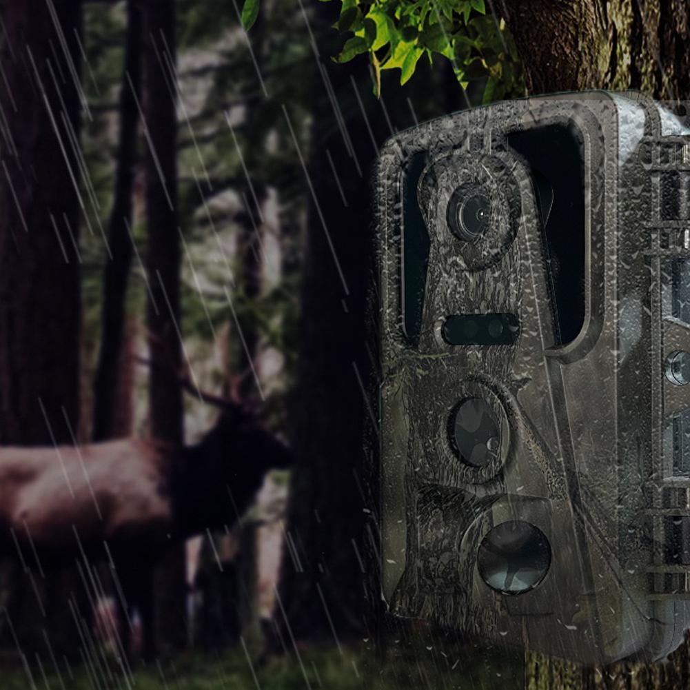 1080P 16MP 120° Wide Angle Lens Trail Camera 2.0inch IPS Display Wildlife Camera Tracking Sensor Night Vision Camera IP66