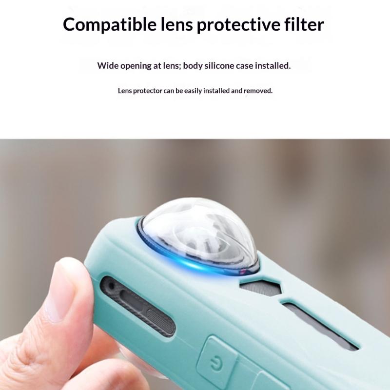 Shockproof Silicone Protective Cover For X5 Action Cameras Case Shell AntiScratch Resistance Design Easy Installation