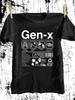 Retro Graphic-Bold Generation X Design,90s Nostalgia Streetwear Design-100% Cotton O-neck Short