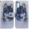 For Sony Xperia 5 V PU Leather Phone Cover Wallet Stand Pattern Printing Phone Case