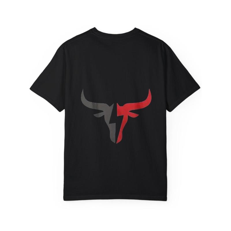 Weißes T-Shirt mit Stierkopf-Grafikdesign für Freizeitkleidung