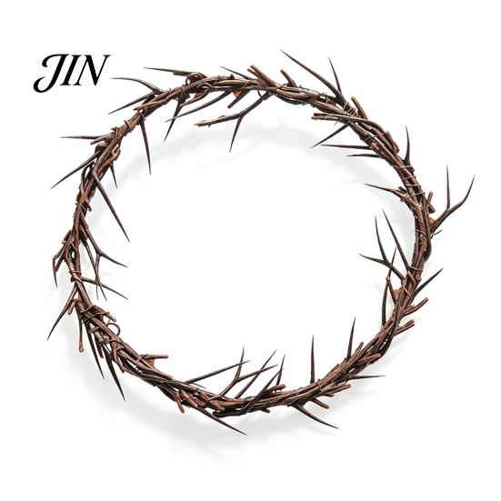 Halloween Party Decor Thorns Wreath, Realistic Spiked Branches, Horror Theme Decoration, Eerie Decoration Dead Branch Spooky for Haunted House Wreath