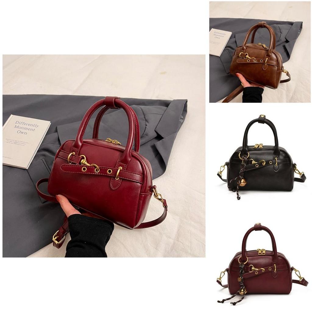 Chic Urban Simple Design Pu Leather Small Square Tote Bag For Everyday Use