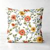 Vintage Watercolor Floral Throw Pillow Covers Pattern Cushion Cover Suitable For Sofa Bedroom Car Pillow Cover