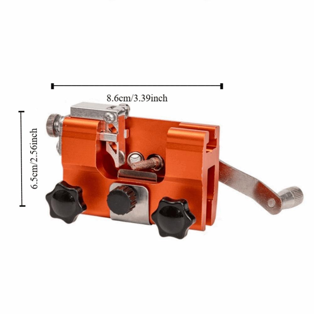 Portable Chainsaw Sharpener Kit Hand Crank Hand Chain Grinder  Maintenance Equipment