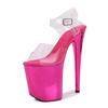 High Sexy Thin Heel Laser Sandals Super High Heels 20cm Waterproof Platform Car Show Model Catwalk Nightclub LFD-8820-Q1