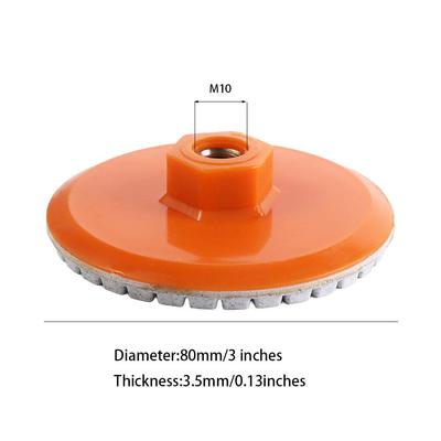 Dry Polishing Tile Trimming Polishing Disc Carving Marble Quartz Stone Diamond Grinding Disc 150# Abrasive