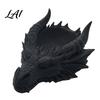 Gotisches Geschenk für Männer Dunkler Drachenkopf Aufbewahrungsschale Stil 3D-Druck Detaillierte Steintextur Schalenorganisator Fantasy-Ornament Schlüssel und Schmuck Geschnitzt