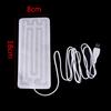 USB Charged Warm Paste Pads Waterproof Fiber Carbon Heating Pad Safe Portable Heating Warmer Pad for Vest Jacket Cloth Supplies