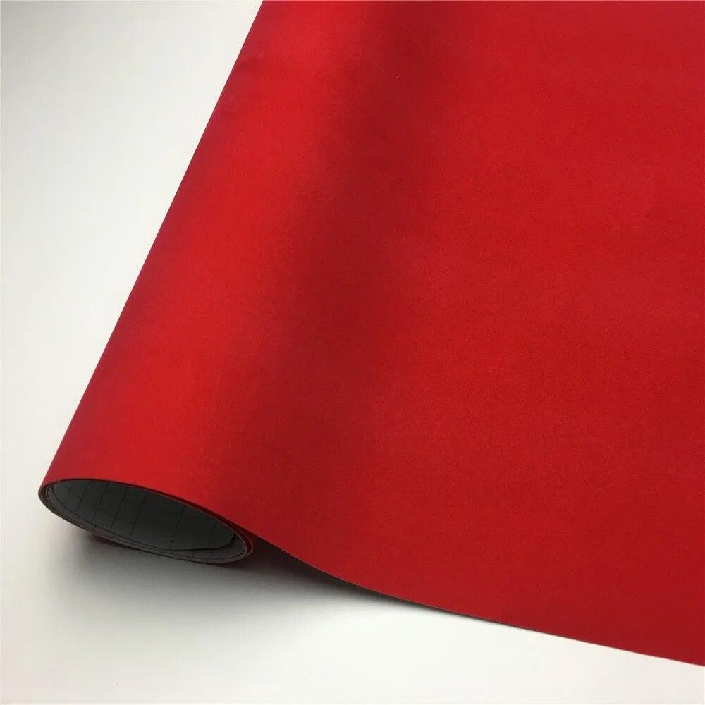 Suede Vinyl Wrap Velvet Vinyl Wrap Film Car Wrapping Sheet Sticker Bubble Free For Car Wraps Vehicle Decal Console Computer Skin