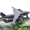 High Simulation Alloy Diecsts Boeing C17 Transport Plane Pull Back Aircraft Model Gift