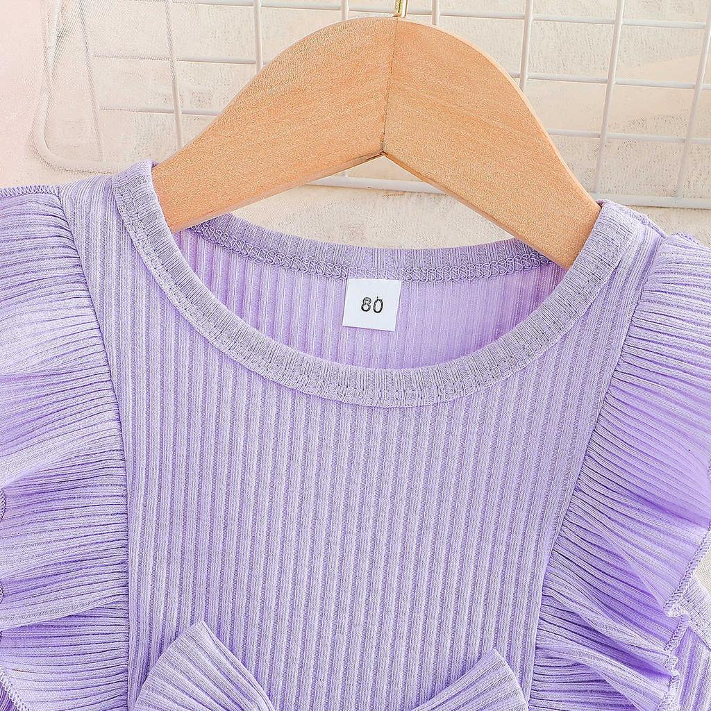 Nowe ubrania dla dzieci w wieku 1-3 lat, dziewczęce, bez rękawów, siateczkowa spódniczka, słodka sukienka z kokardką dla niemowląt, styl letni