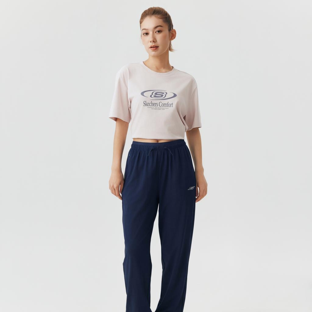 Skechers Comfortable Lace-Up Breathable Casual Pants Women Pants P226W032-002Z